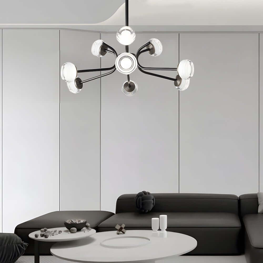 RAVENWOOD 9-ARM ASTRAL LIGHTING CHANDELIER