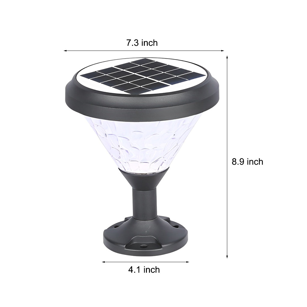 WINTERBOURNE RAINBOW GLOW SOLAR POST LANTERNS