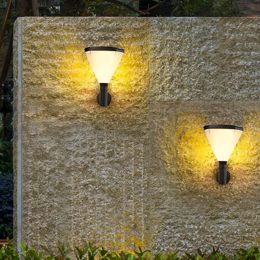 WINTHROP MODERN GEOMETRIC OUTDOOR WALL SCONCE WITH LED ILLUMINATION