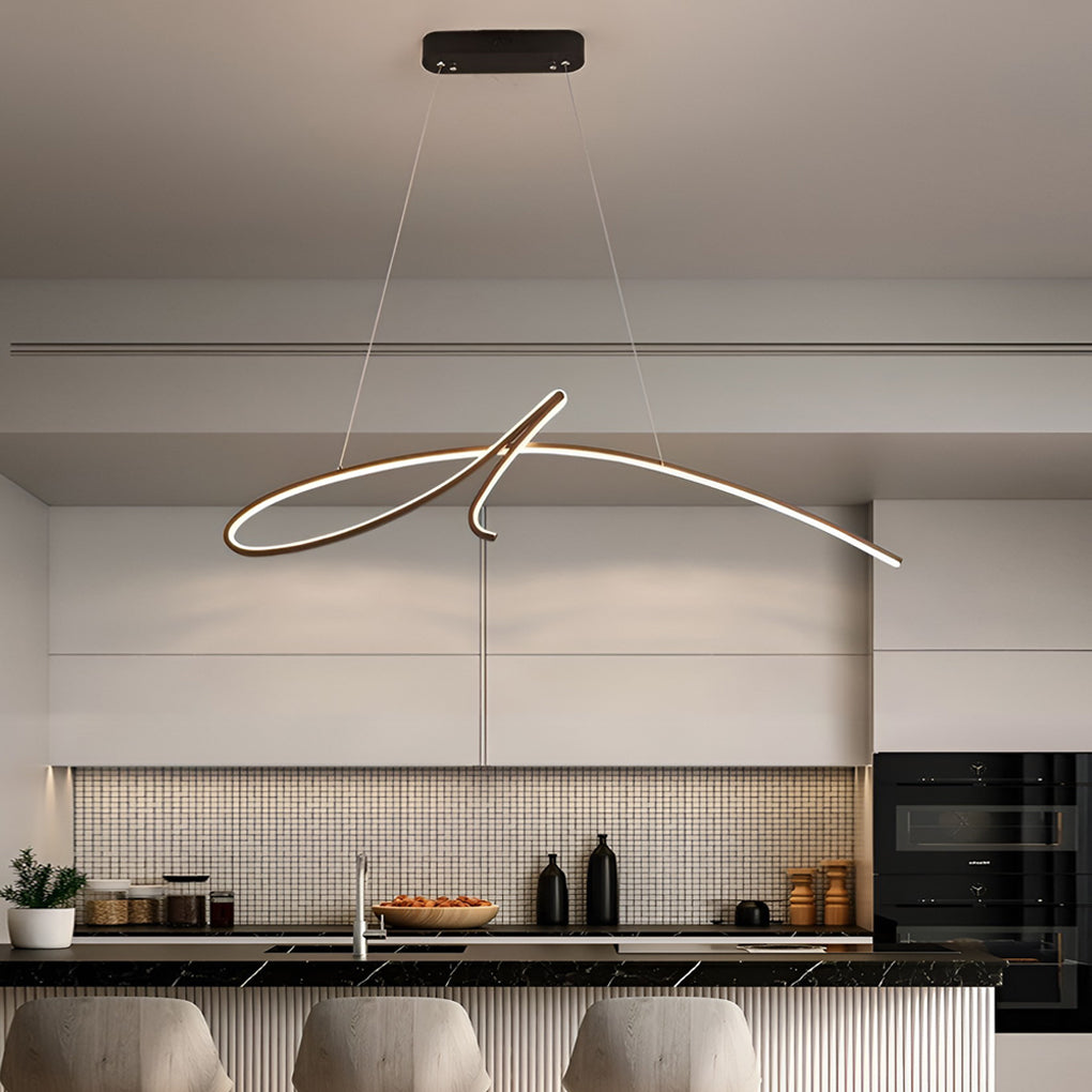 FENWICK BLACKENED BRASS STEPLESS DIMMING PENDANT LIGHT