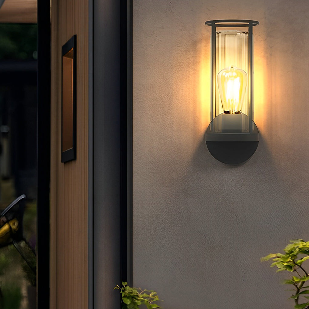 WINDSOR CIRCLE STAINLESS STEEL OUTDOOR LANTERN – Versatile Wall & Post Mounting Options