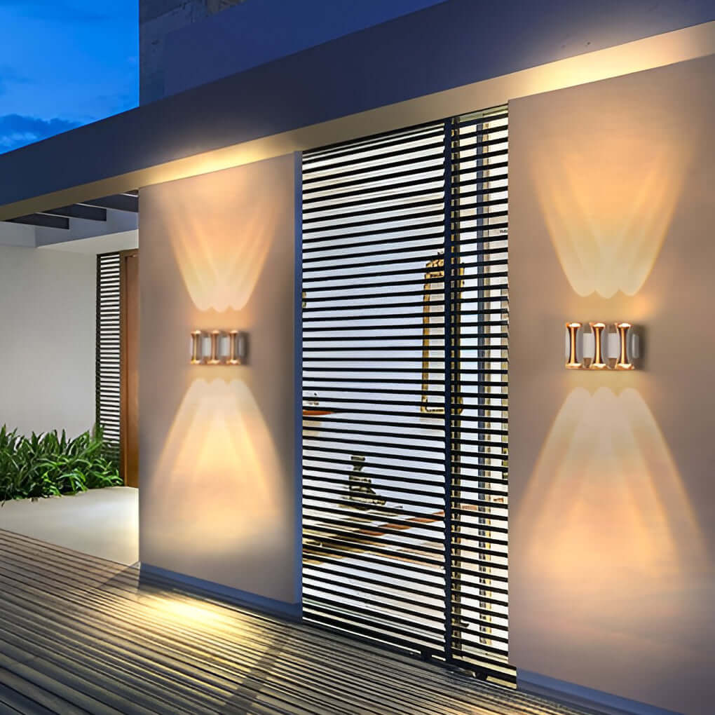 WINDSOR RAINPROOF LED WALL SCONCE WITH DUAL LIGHTING