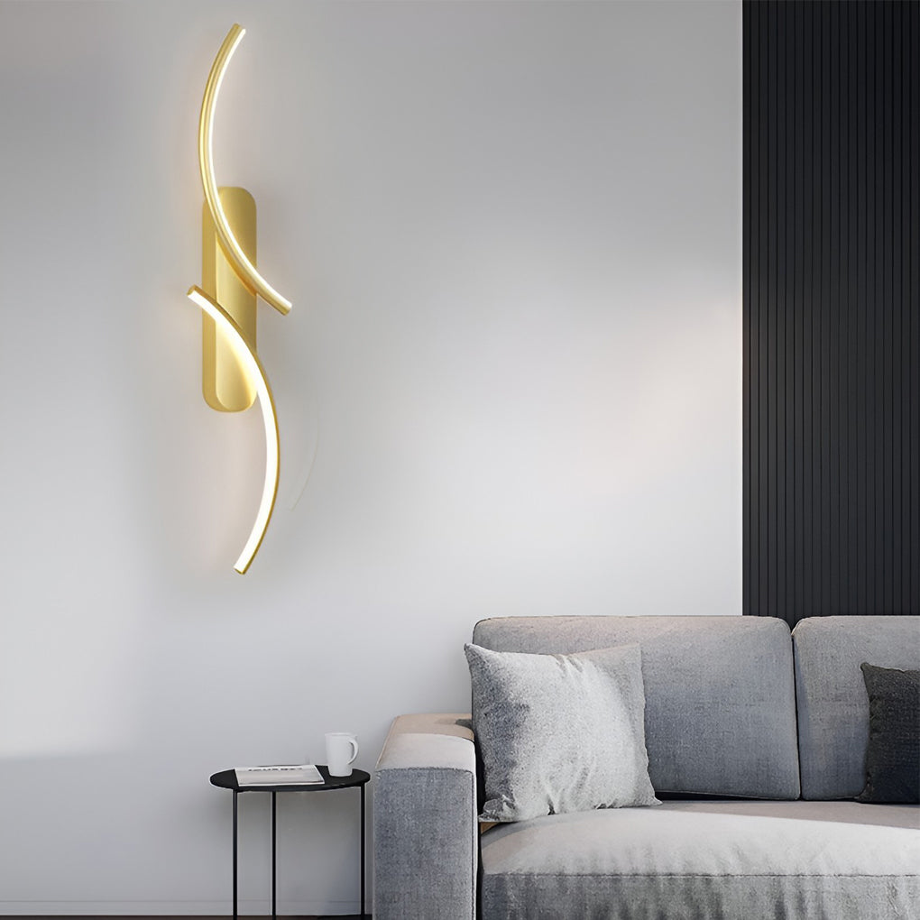 WINTHORPE TRILOGY CURVILINEAR LED WALL SCONCE