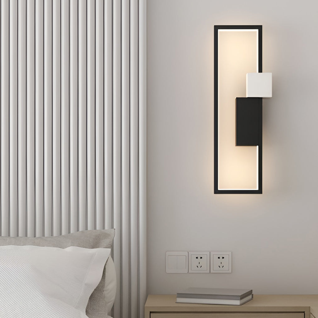 WINDSOR TRIO RECTANGULAR LED WALL SCONCE