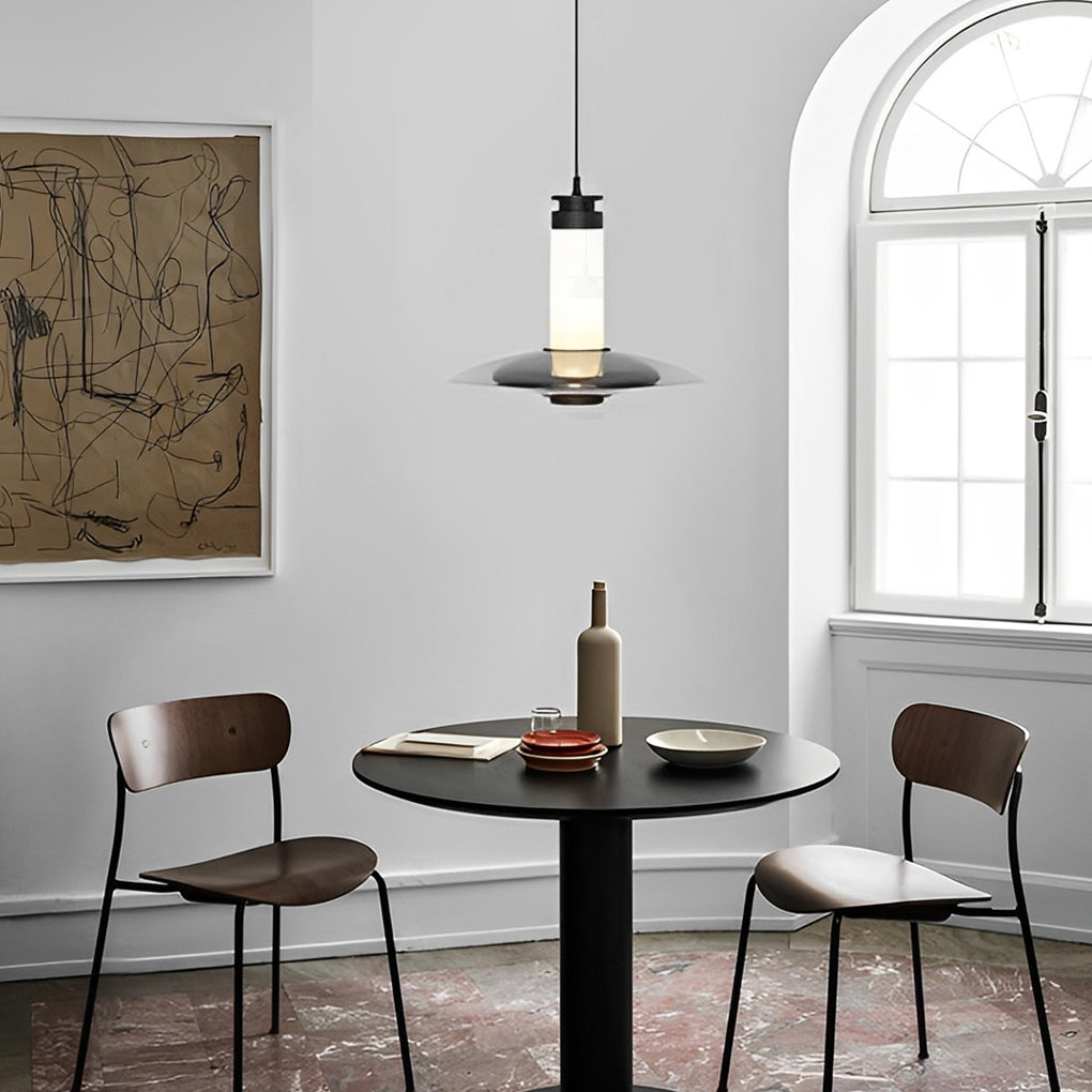 WINTHROP CIRCULAR GLASS ILLUMINATION HANGING LIGHT