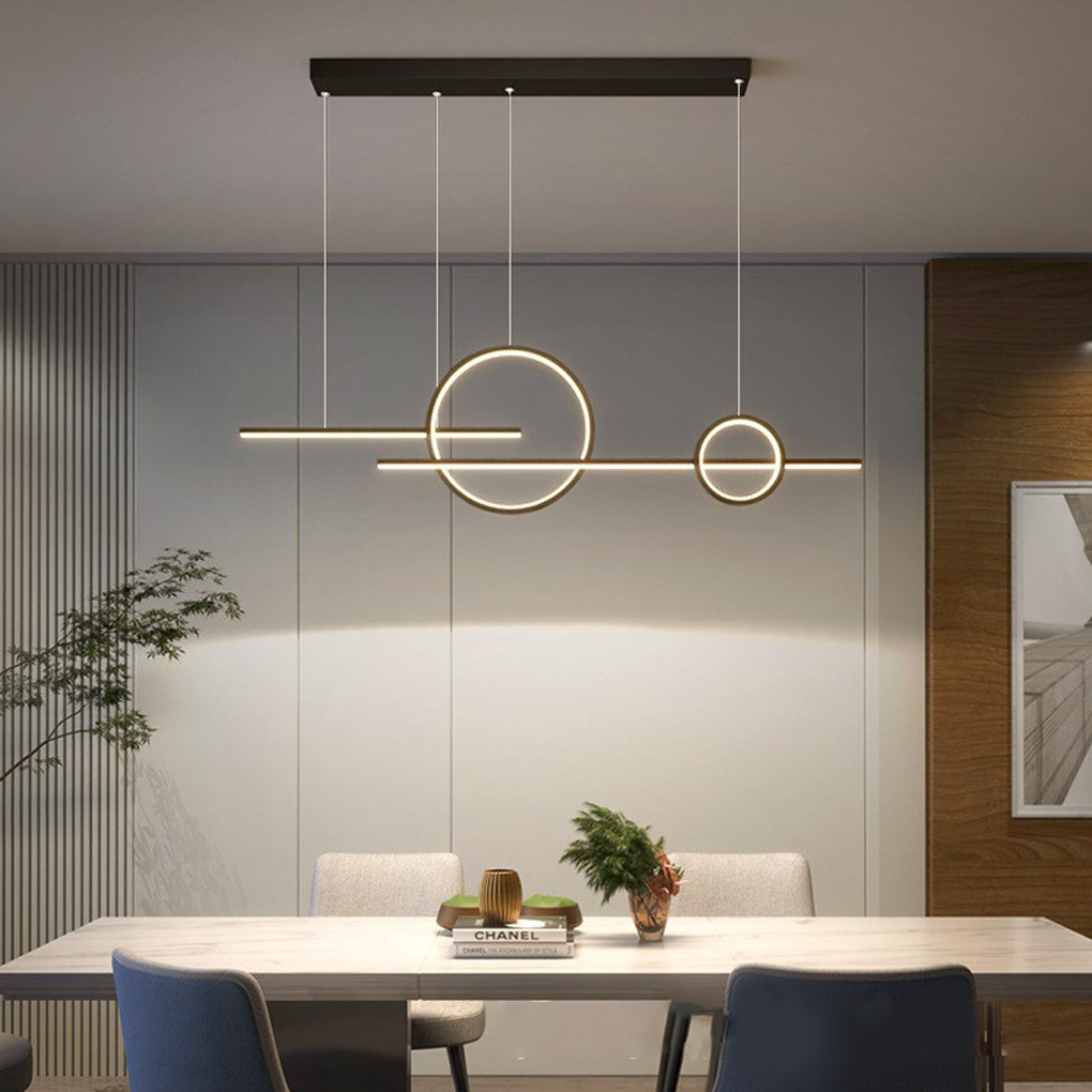 BRAMBLETON TRIPLE RING LED CHANDELIER WITH VARIABLE BRIGHTNESS