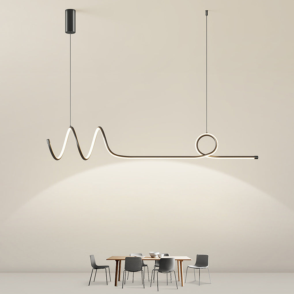 WAVERTREE CIRCULAR LED LIGHTING WITH INFINITE DIMMING"  
2. "BRANDEIS STEPLESS DYNAMIC WAVE CHANDELIER"  
3. "CRESWICK INTUITIVE CIRCULAR LED SUSPENSION LIGHT"  
4. "HENLEY MODERN WAVE FORM LED CEILING CHANDELIER"  
5. "PENROSE ADJUSTABLE CIRCULAR LED LIG