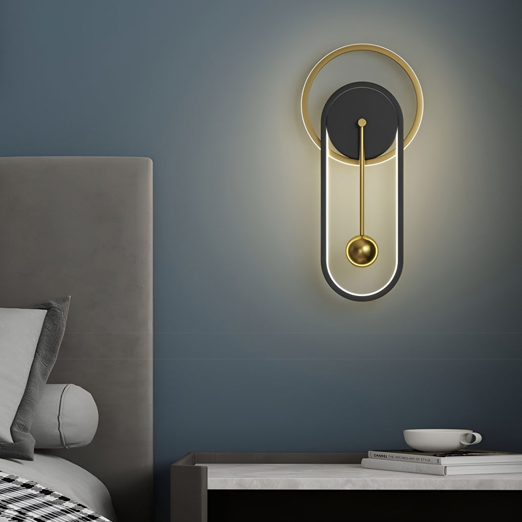 WINTHORPE MUTE CLOCK LED NORDIC WALL SCONCE