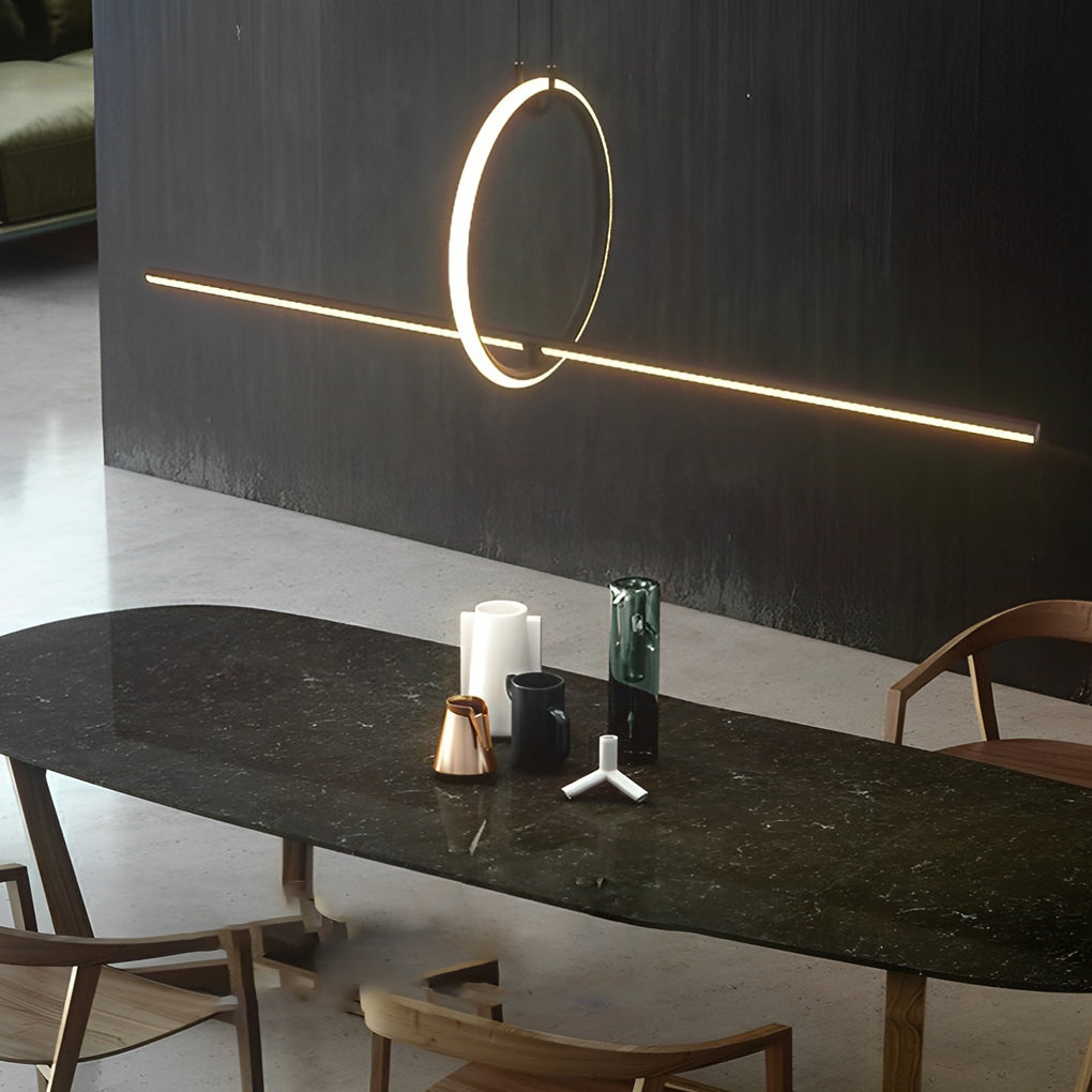 WINTHROP SLIM LINEAR LED CHANDELIER WITH DIMMABLE SETTINGS