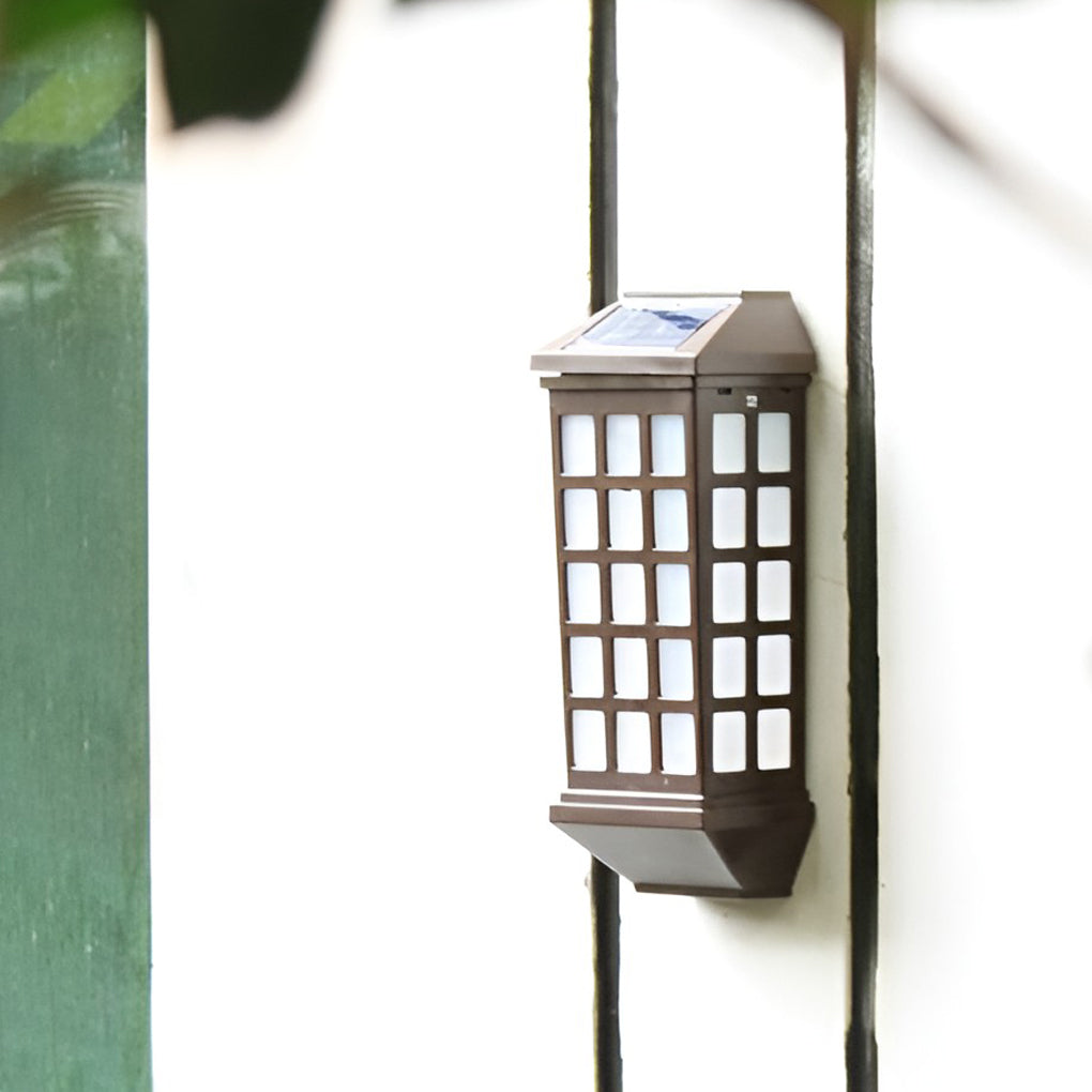WHITBY SOLAR-PANELLED ILLUMINATED WALL SCONCE