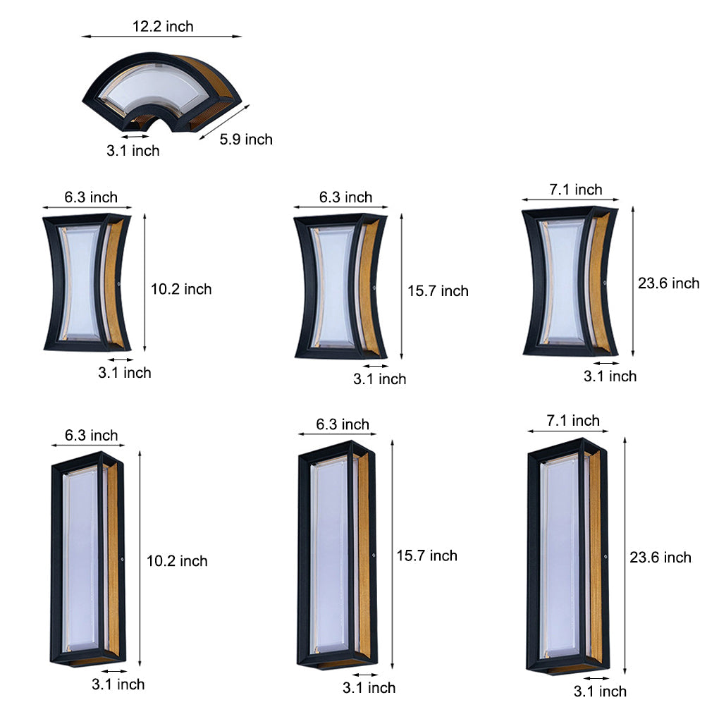 THORNBURY ALUMINUM OUTDOOR WALL SCONCE