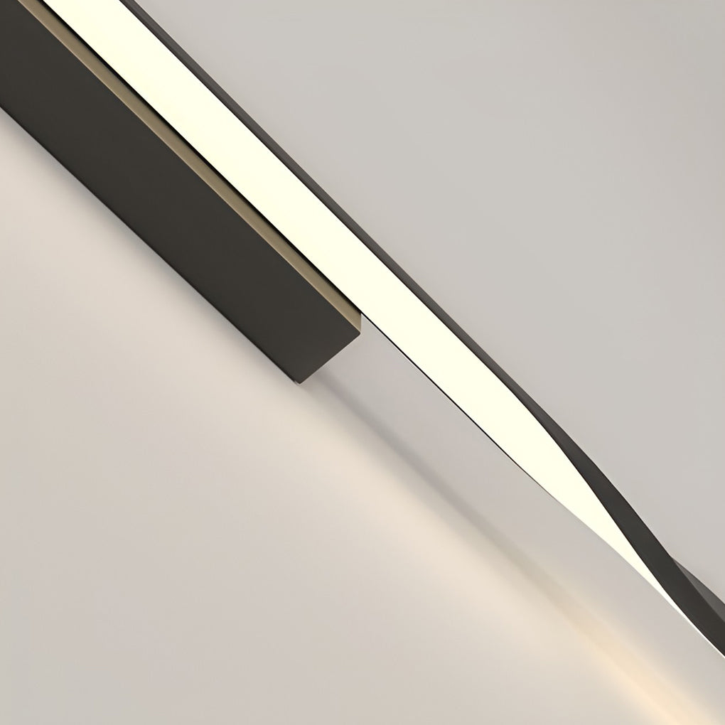 WINTHROP LINEAR BLACK LED WALL SCONCE