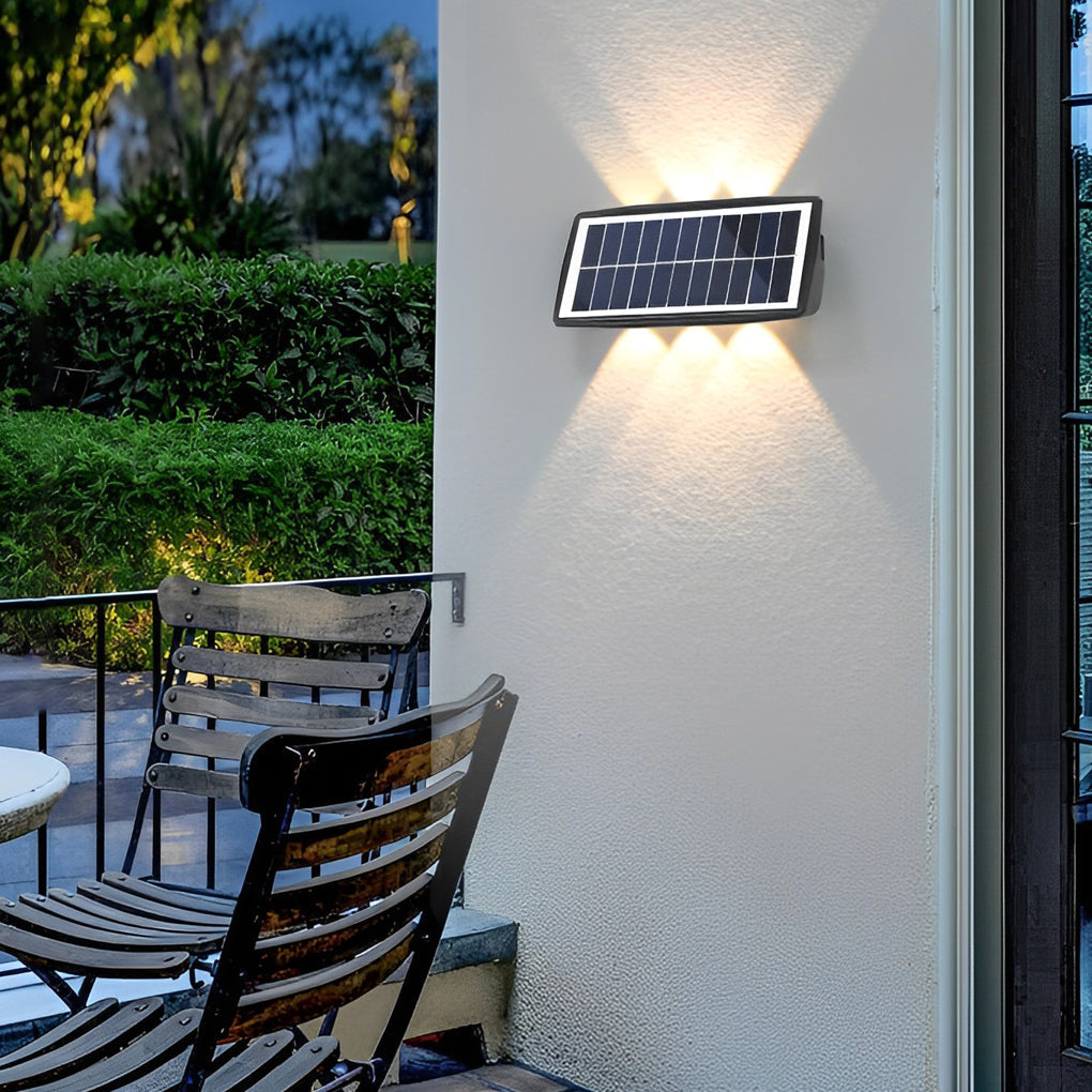 WINDSOR RECTANGULAR LED WALL SCONCE WITH WATERPROOF FINISH
