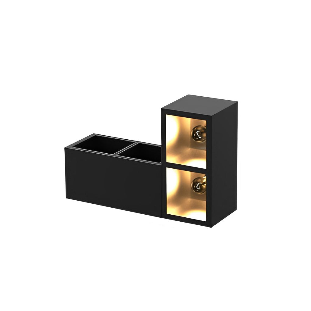 FENWICK RAINSHIELD SQUARE LED WALL SCONCE WITH INTEGRATED PLANTER