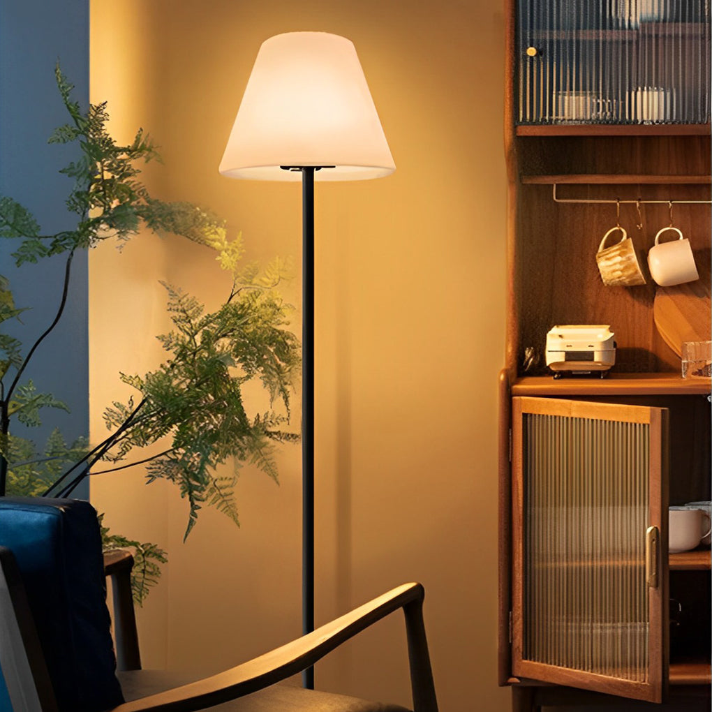 WINTHROP MODERN METAL LED FLOOR LAMP WITH SHADE