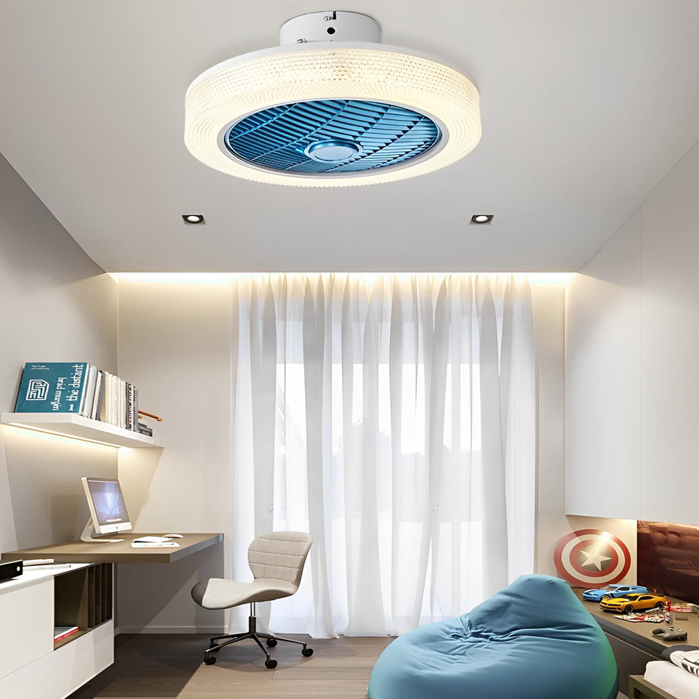 WINDSOR WHISPER BLADLESS CEILING FAN WITH WARM LED LIGHT