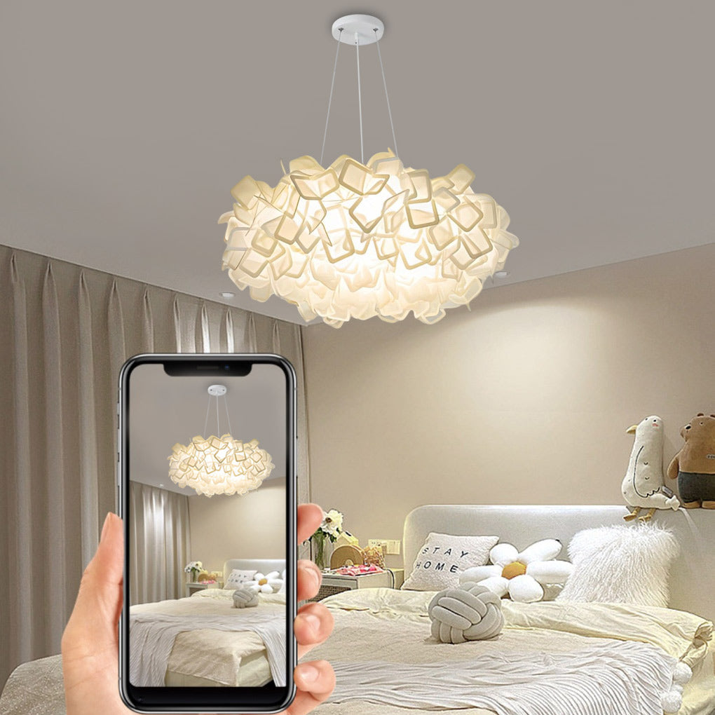 FLORENCE PETAL DUAL-TONE DIMMING LED CHANDELIER