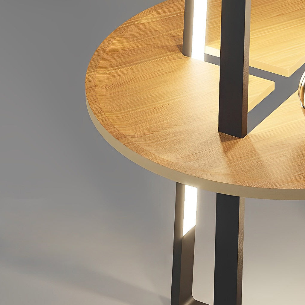 WINTHROP MODERN METAL LED TRAY FLOOR LAMP FOR LIVING SPACE