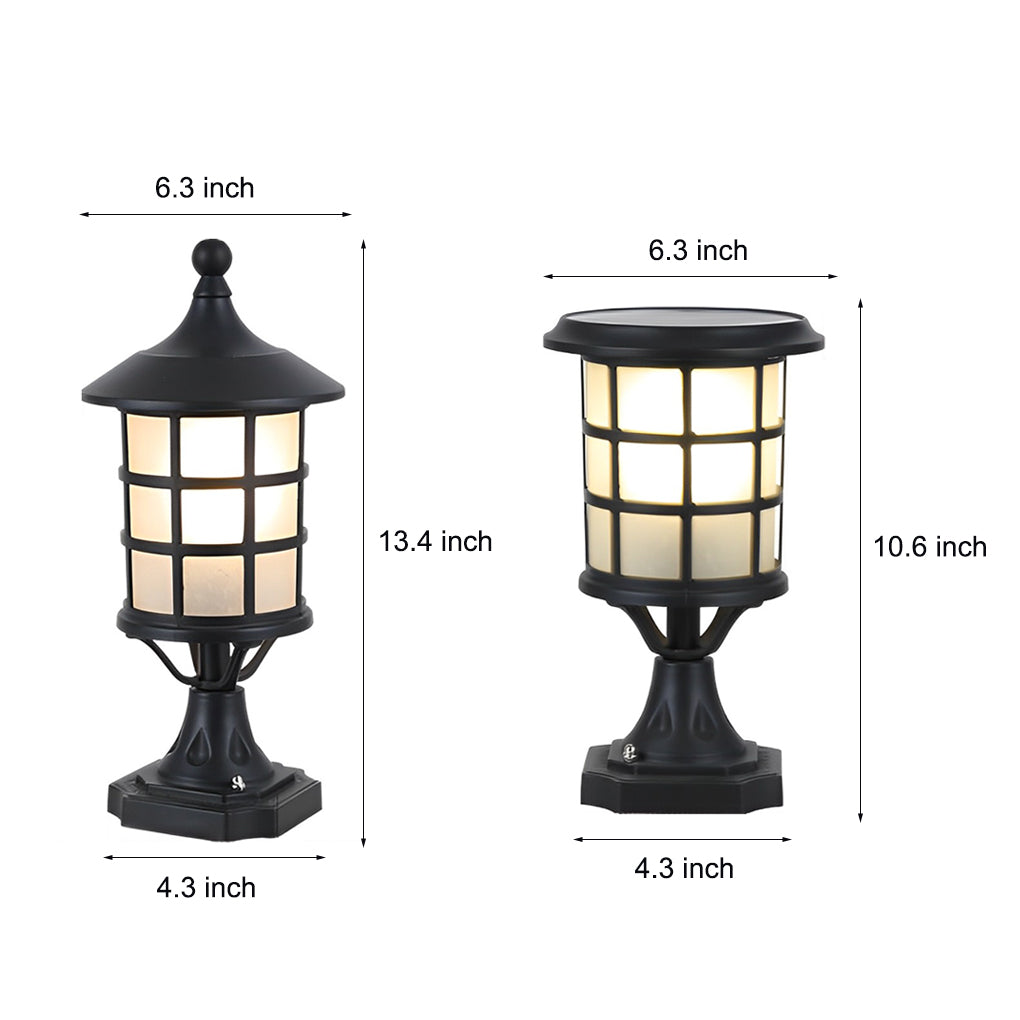 RAVENSCROFT SOLAR-POWERED GLOBE FENCE ILLUMINATORS WITH WIRELESS CONTROL