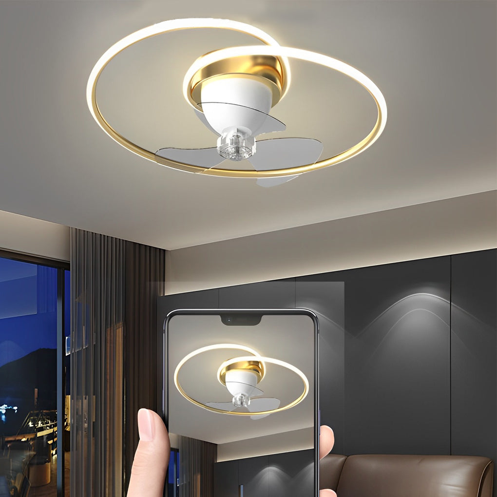 WINDSOR WHIRL 360° LED CEILING LIGHT WITH DIMMING AND TIMER FUNCTION