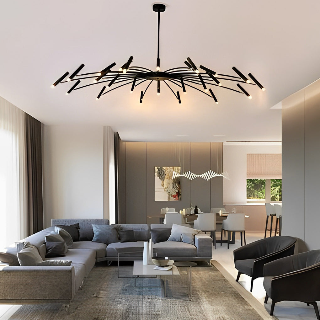 ALDERSON METAL TRIO DIMMER CHANDELIER