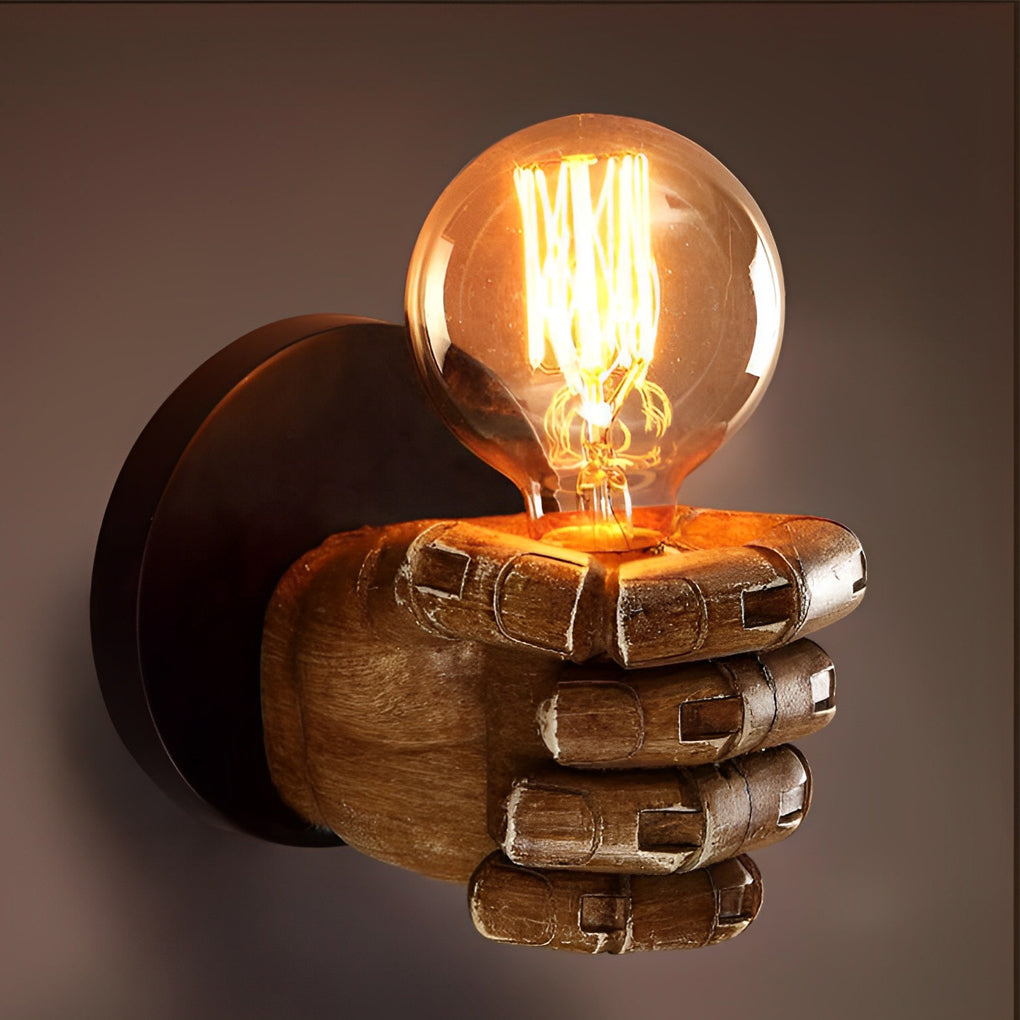 WINTHROP HANDSCULPT WALL SCONCE IN RESIN