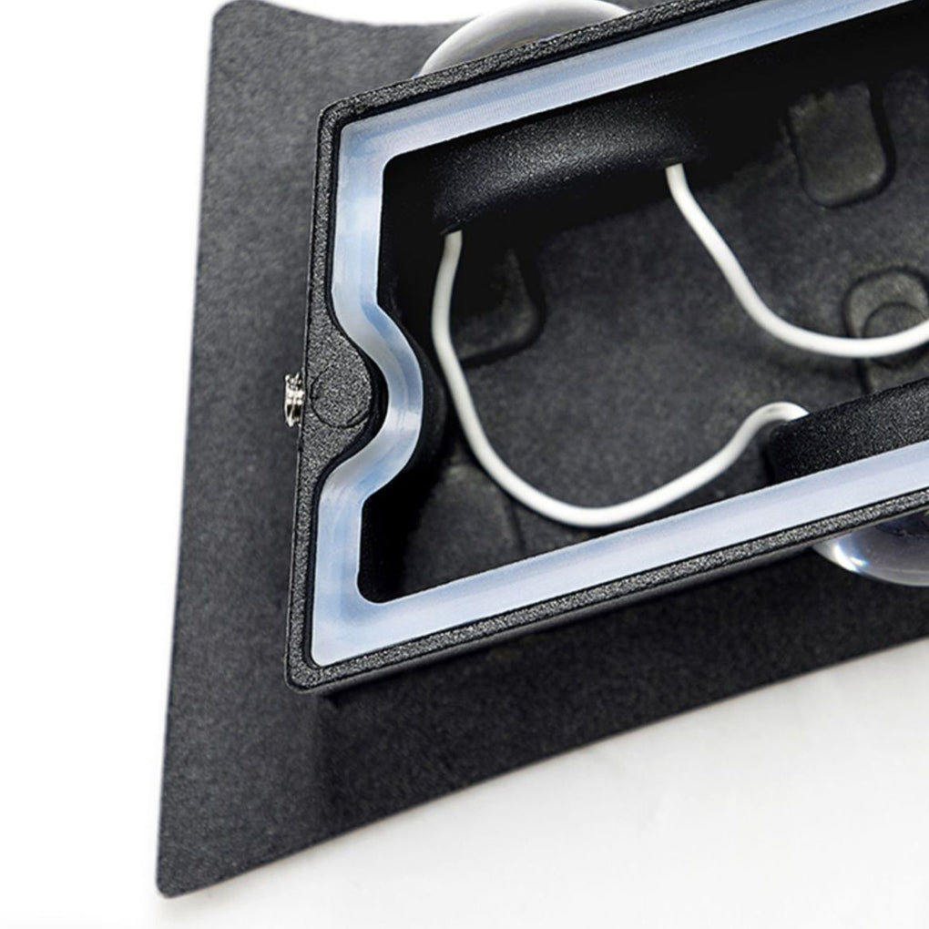 WINDSOR LUMINAIRE BLACK WALL WASHER WITH DUAL LIGHTING