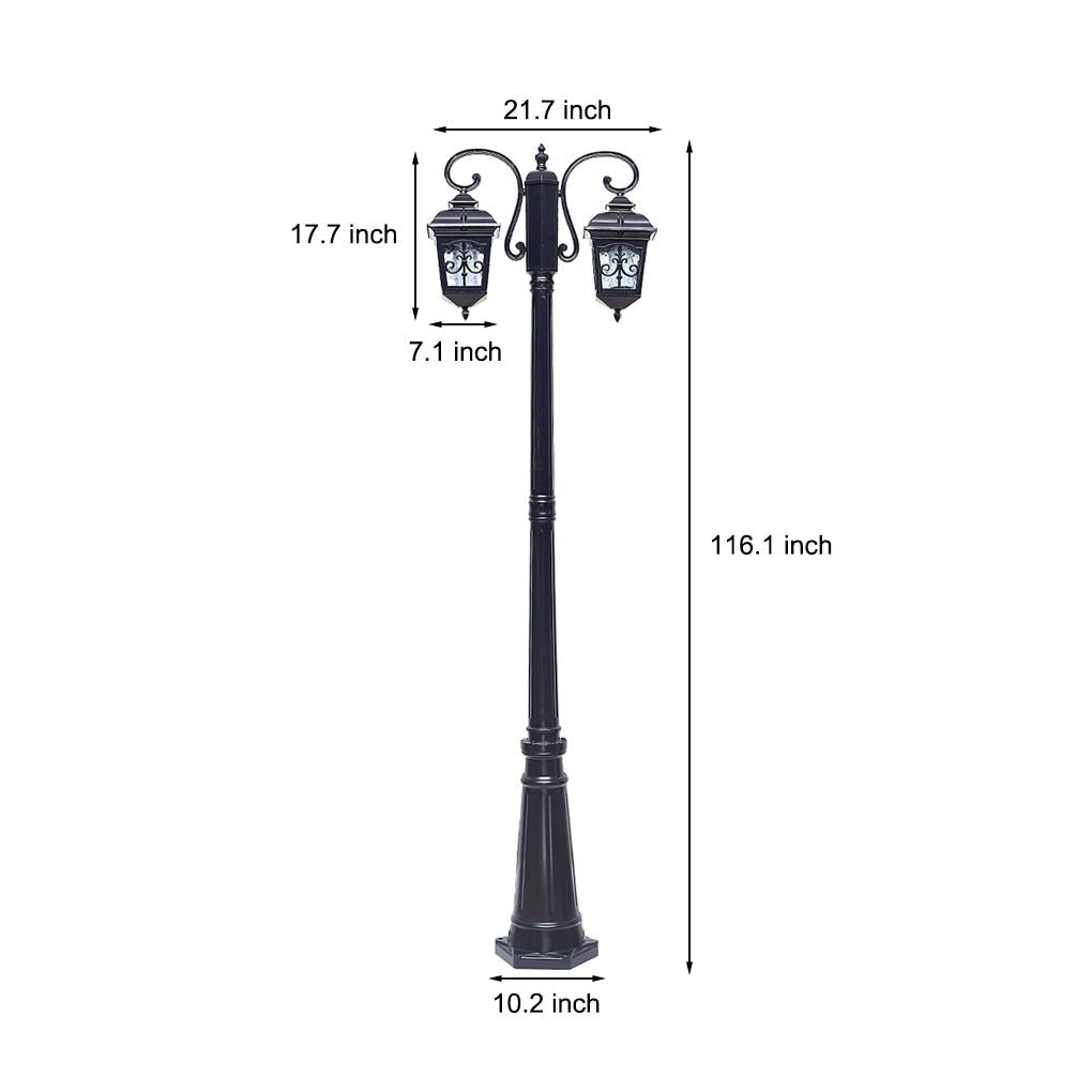 THORNBURY DUAL-ARMED VINTAGE OUTDOOR LANTERNS