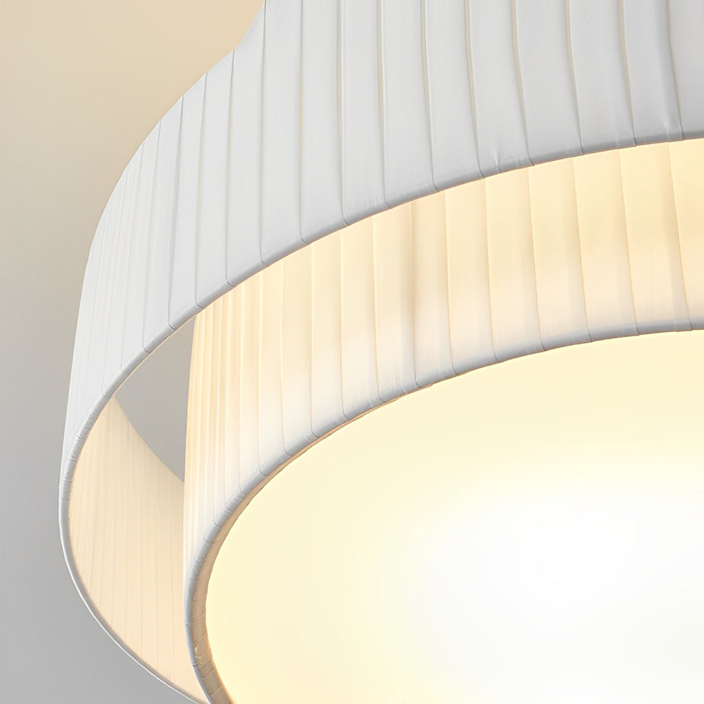 WHITBY TWIN-LAYER DRUM PLEAT CHANDELIER
