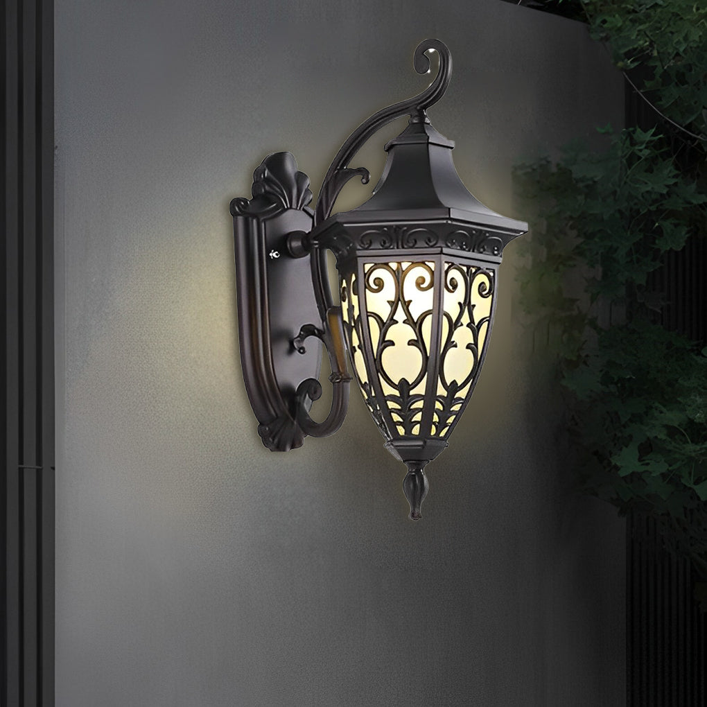 CHARLESTON PETAL EMBELLISHED SOLAR WALL ILLUMINATOR