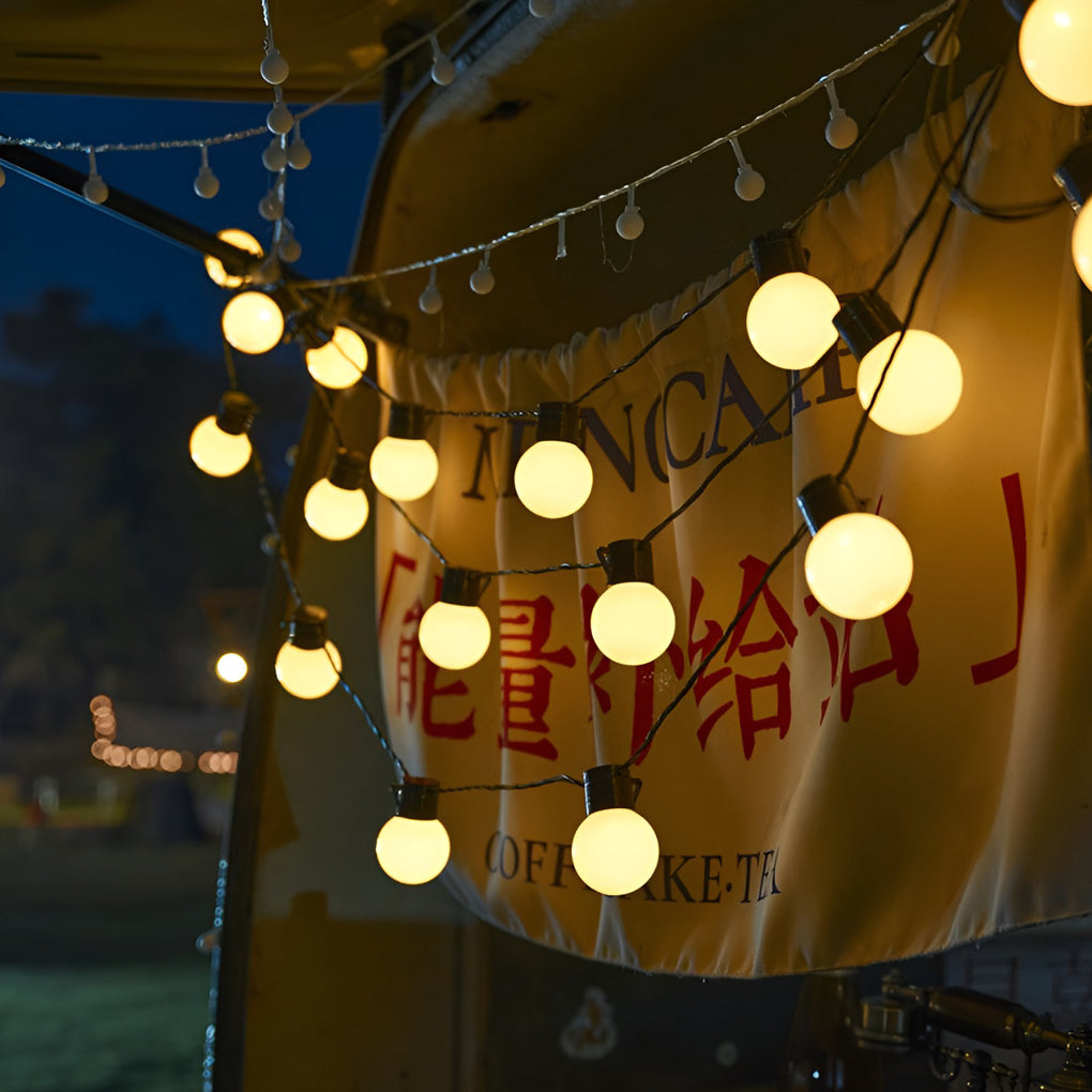 WINDSOR RAINPROOF SOLAR STRING LIGHTS FOR OUTDOOR CAMPING DECOR