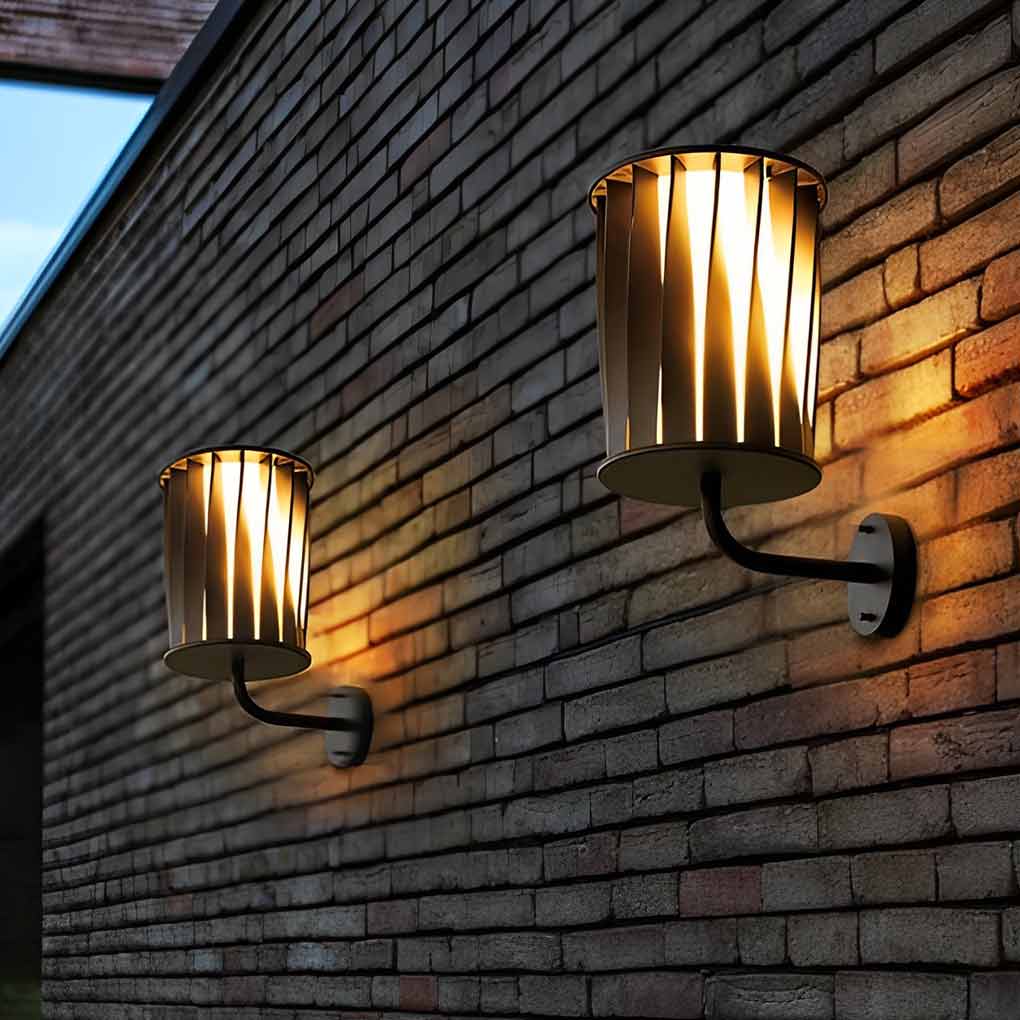 WINTHROP TWISTED WATERPROOF LED OUTDOOR WALL SCONCE