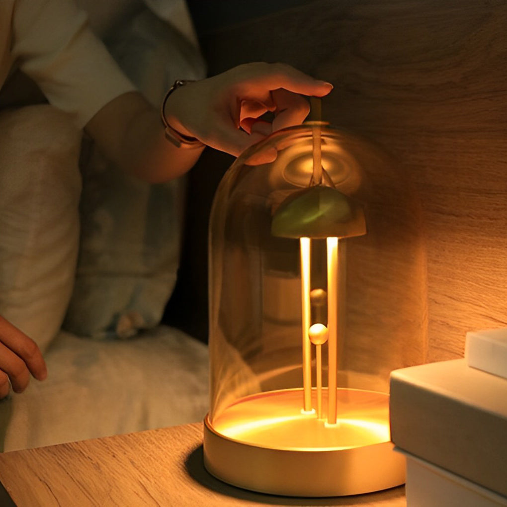 WINTERBOURNE SMOKED GLASS DOME TABLE LANTERN