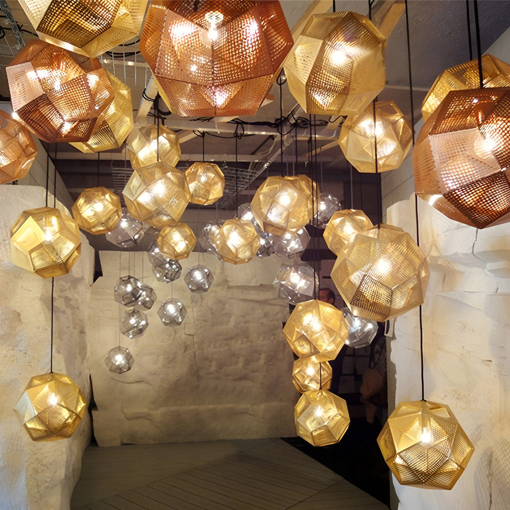 RAVENHURST GEOMETRIC METAL PENDANT CHANDELIER