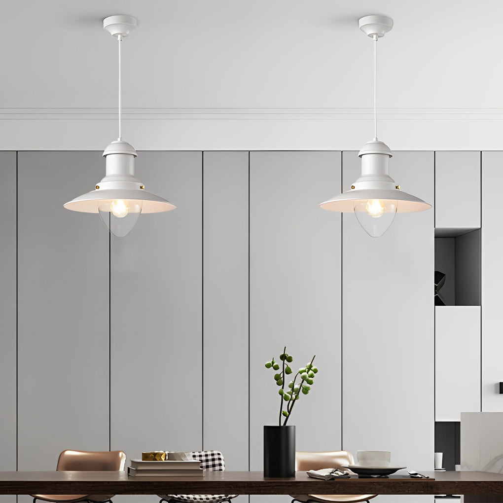 WINTHROP INDUSTRIAL ROUND METAL CEILING LIGHT