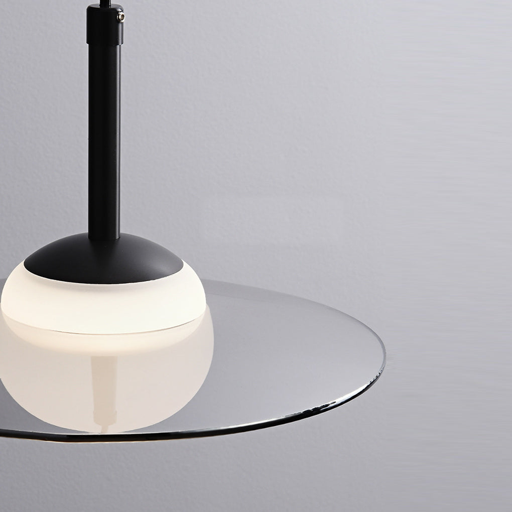 WINTERBOURNE AURORA GLASS UFO PENDANT LIGHT