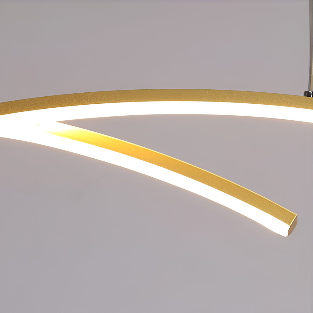 WINTHROP MODERN LINEAR LED CHANDELIER WITH TRIPLE DIMMING OPTIONS