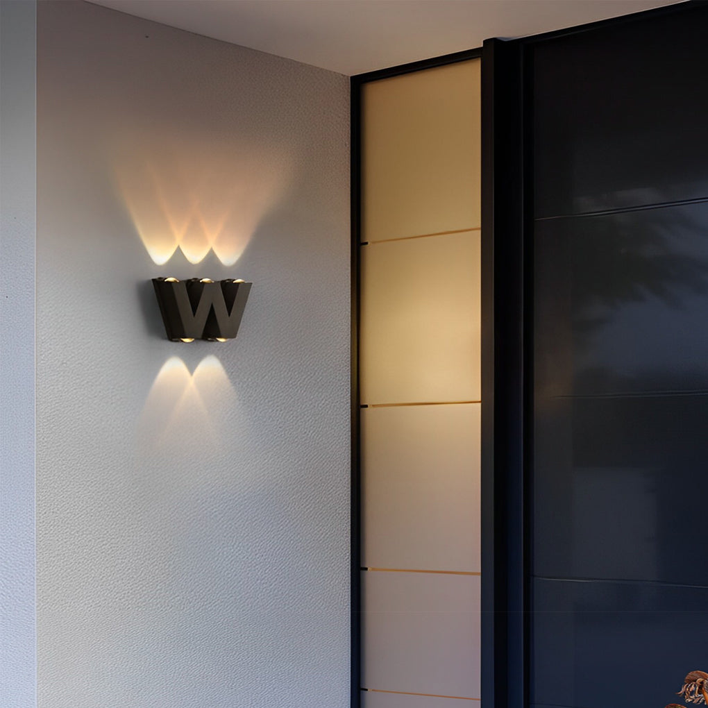 WINTHORPE MODERN ILLUMINATED OUTDOOR WALL LANTERN