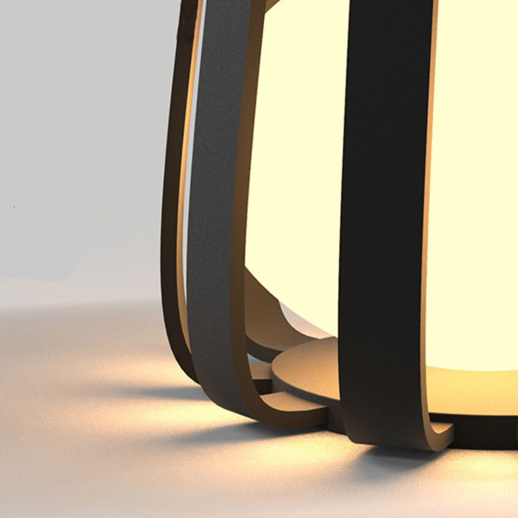 WINDSOR CIRCLE SOLAR GLOW LANTERN WITH RGB ILLUMINATION
