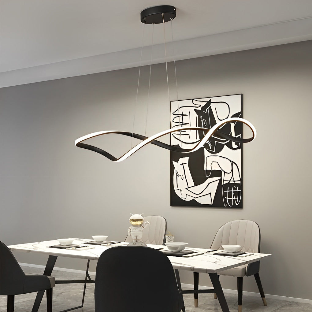 WINTHROP MODERN ARTISAN DUAL-TONE LED CHANDELIER