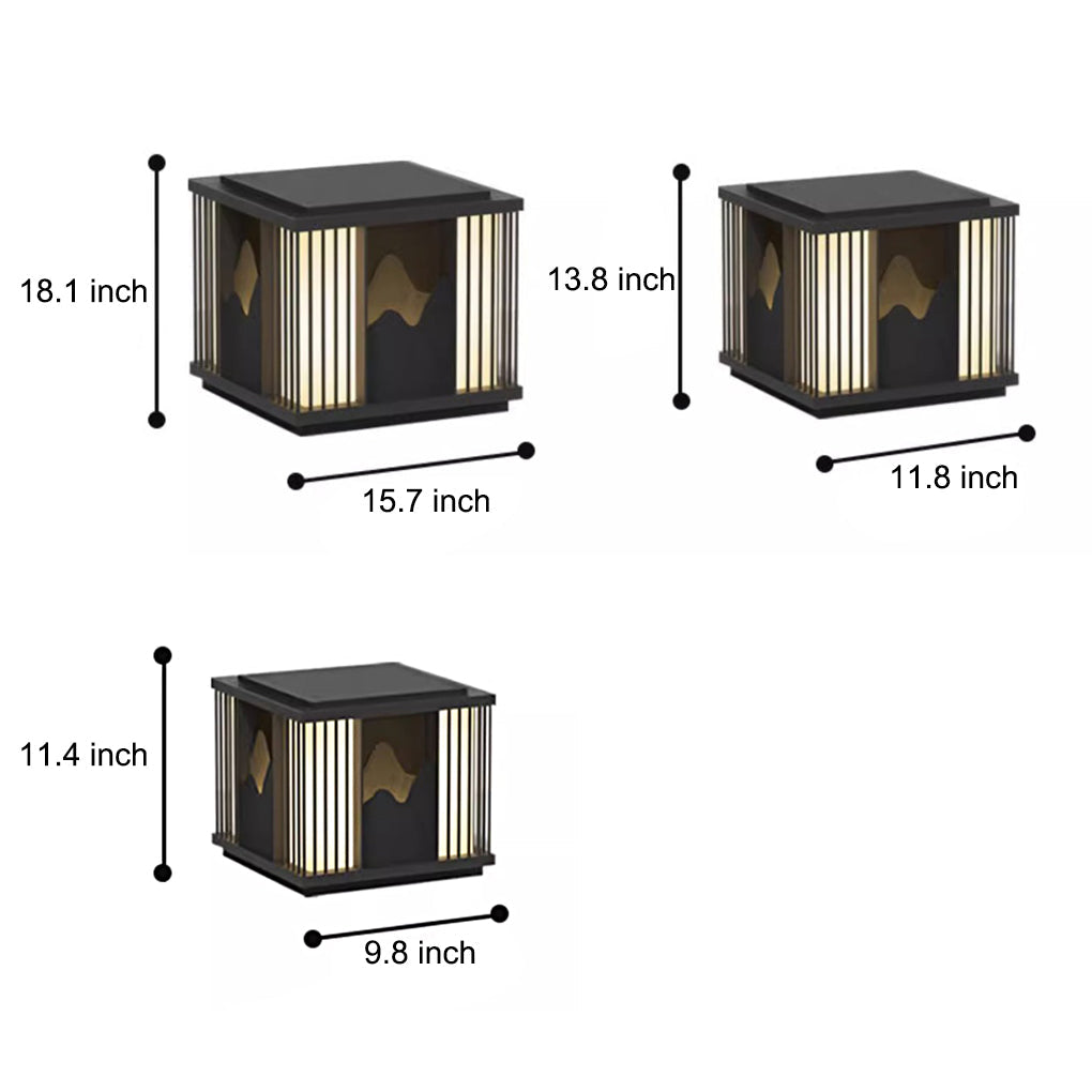 BLACKWATER MOUNTAINVIEW SOLAR LUMINAIRE POST CAP LIGHTS