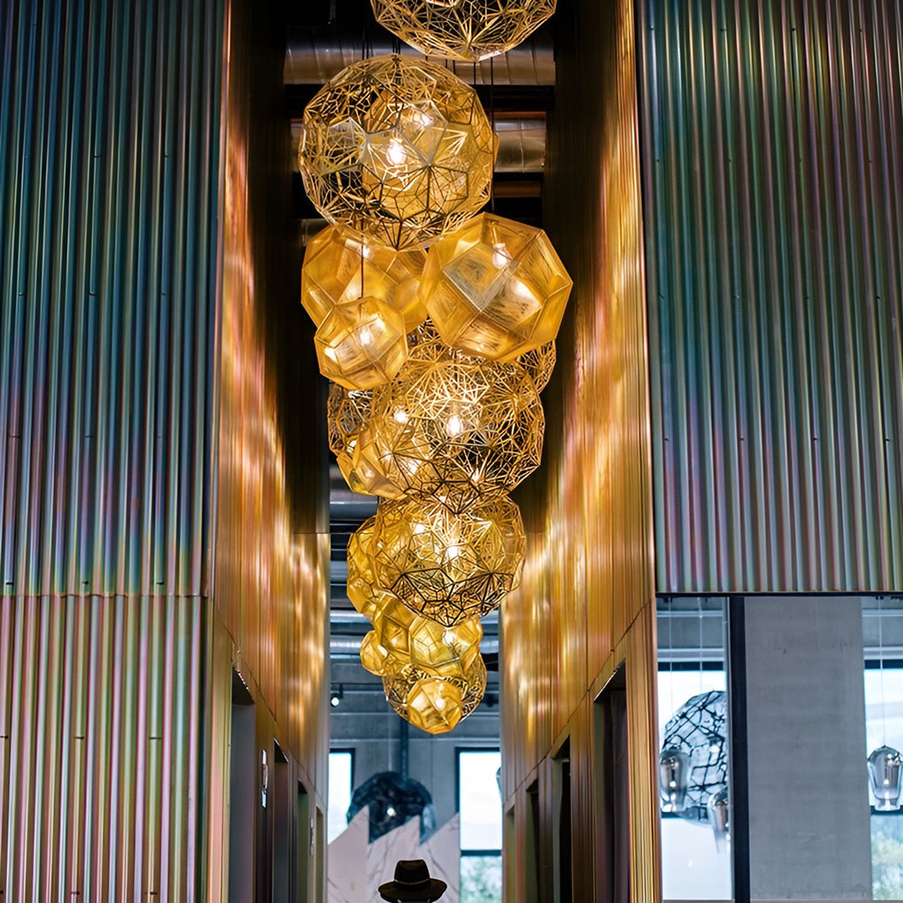 BRAMBLETON SPHERICAL MODERNIST DINING PENDANT LIGHT