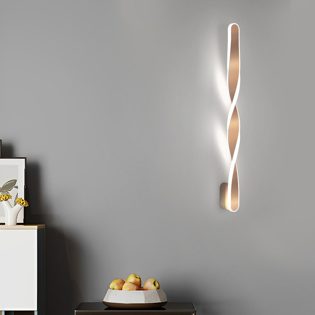 WINTERBOURNE TWISTED LED WALL SCONCE WITH 29W ILLUMINATION