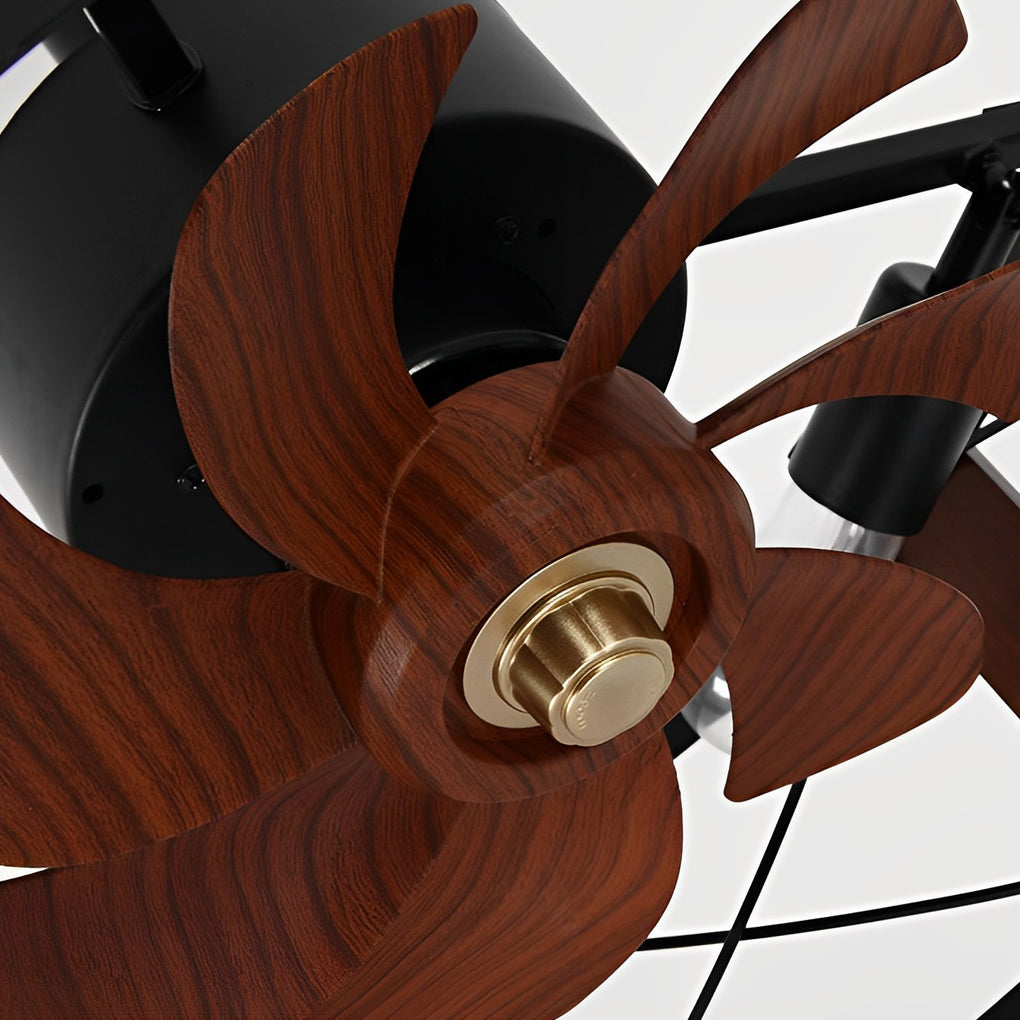 WINTERBOURNE METAL BLADELESS CEILING FAN WITH CHANDELIER
