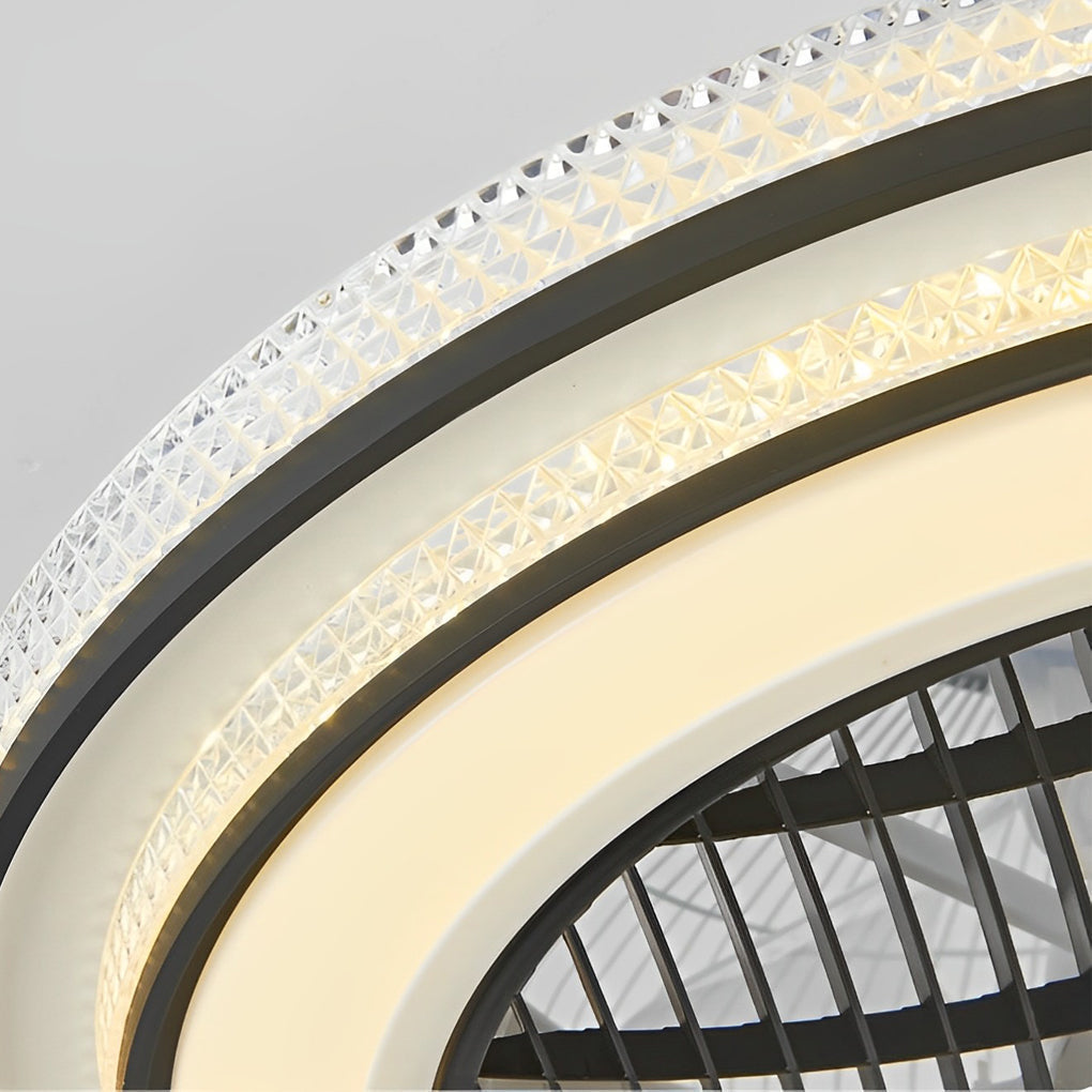 WINTERBOURNE WHISPERING BREEZE BLADLESS CEILING FAN WITH INTEGRATED LIGHTING
