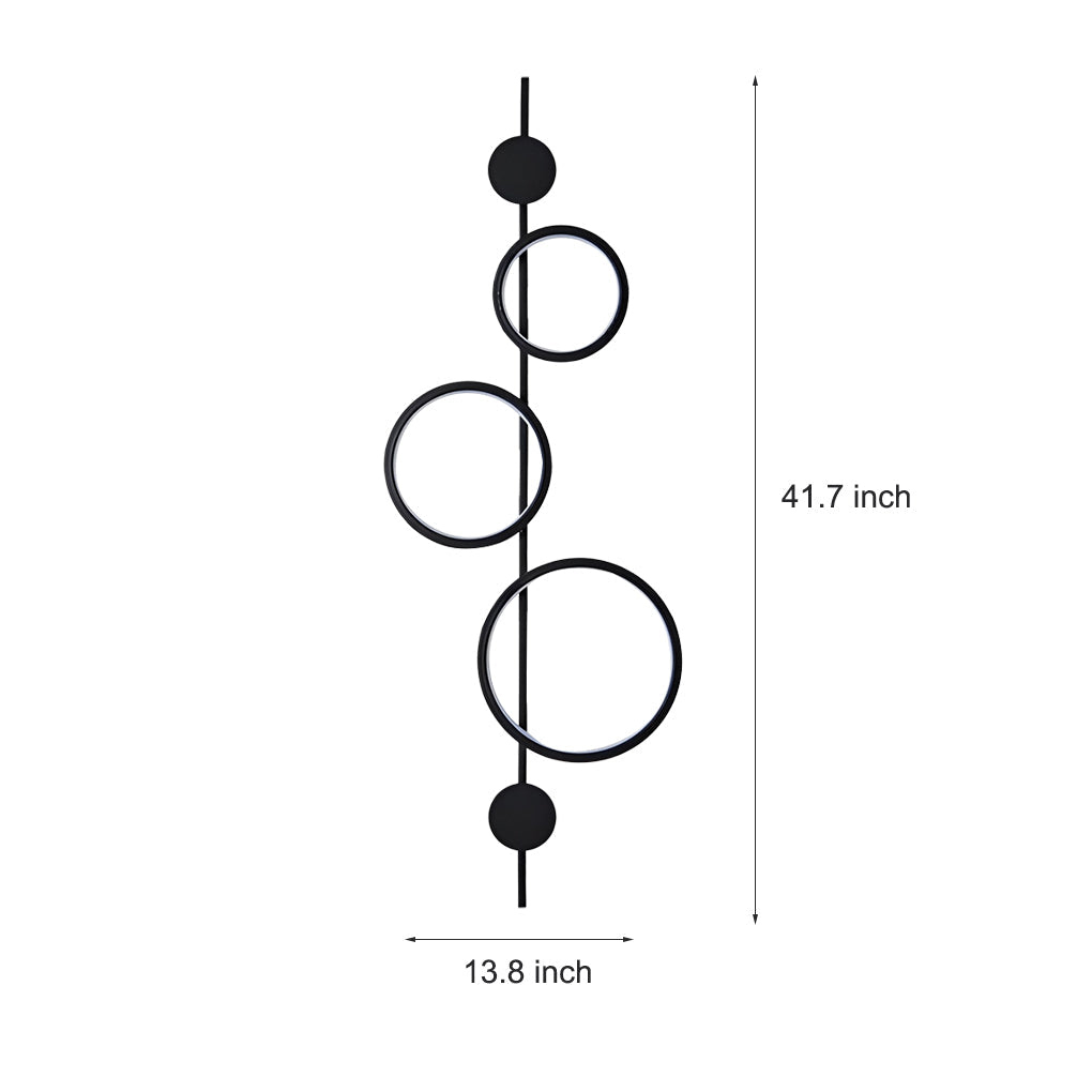 WHITBREAD RINGED LED WALL LANTERN