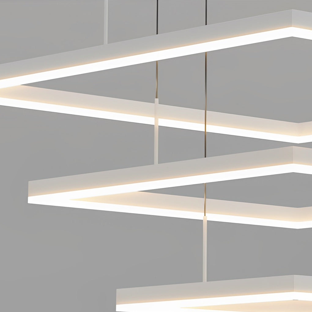 WINTHORPE QUADRA DIMMABLE LED CHANDELIER