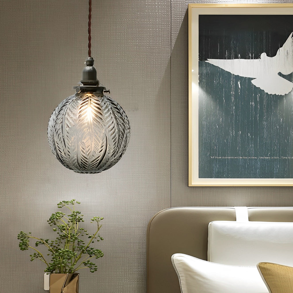 WINTHROP TRIO-LEVEL GLASS ORB PENDANT LIGHTING