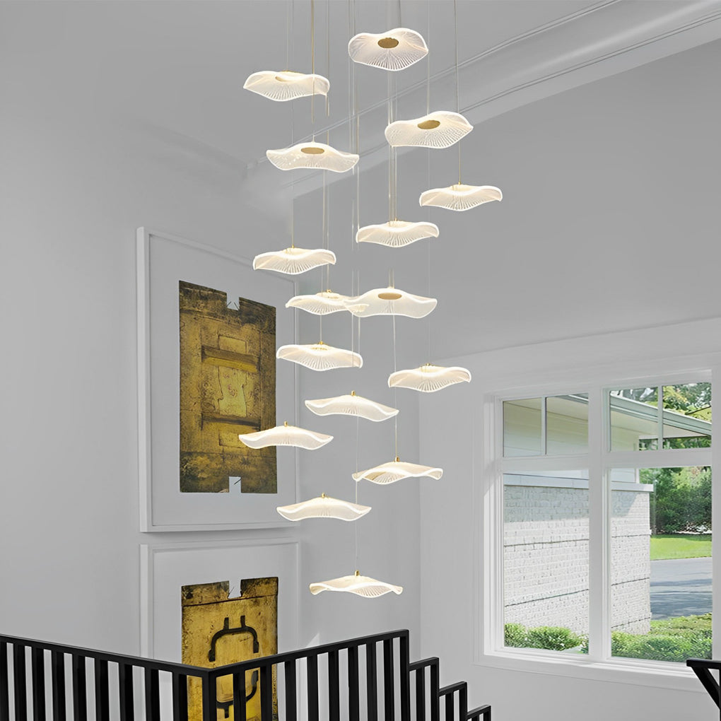 WINDSOR ACRYLIC LOTUS LED STAIRCASE LUMINAIRE