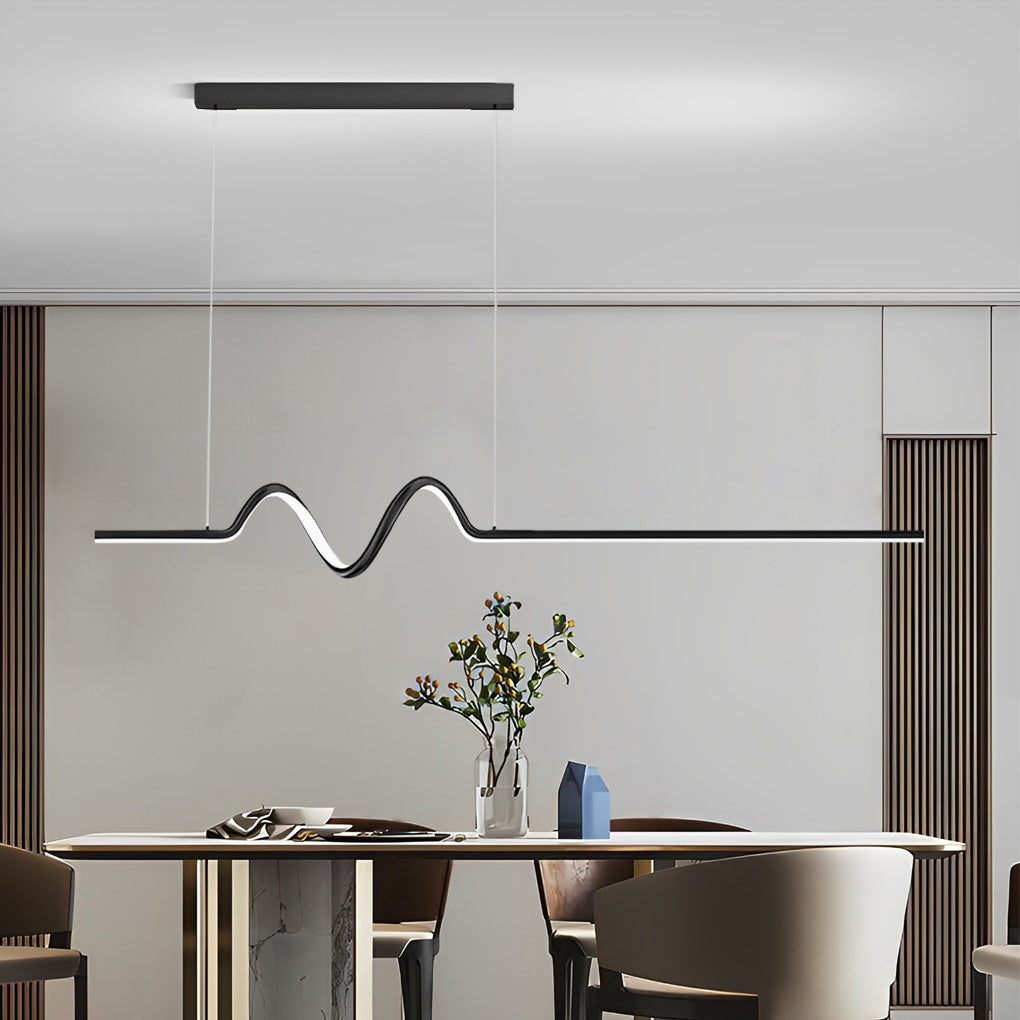WINTERBOURNE WAVY LED SUSPENDED LIGHTING